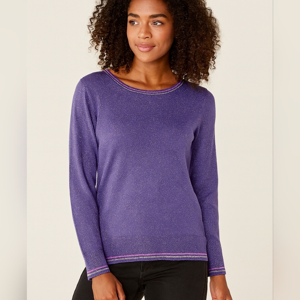 Old Navy Women's Sweater in Rich Purple Size L